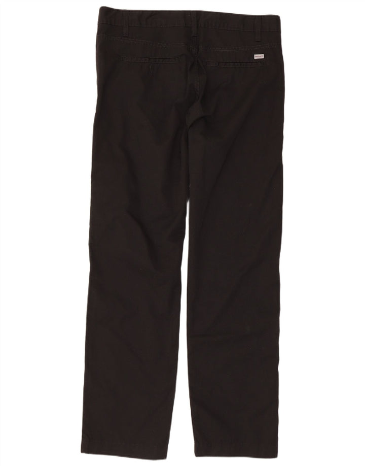 CARHARTT Ανδρικό ίσιο παντελόνι Chino W34 L32 Μαύρο βαμβακερό
