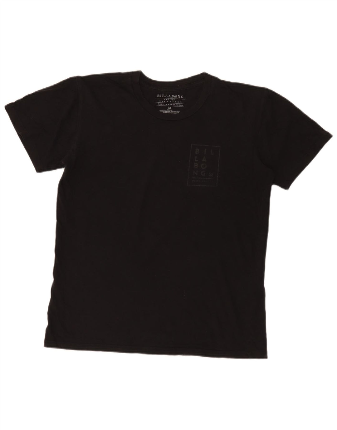 Billabong Ανδρικό T-Shirt Regular Fit Top Μεσαίο μαύρο βαμβακερό