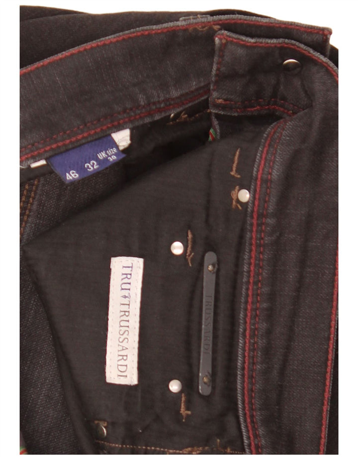 Ανδρικό τζιν Trussardi ίσιο W30 L31 Μαύρο
