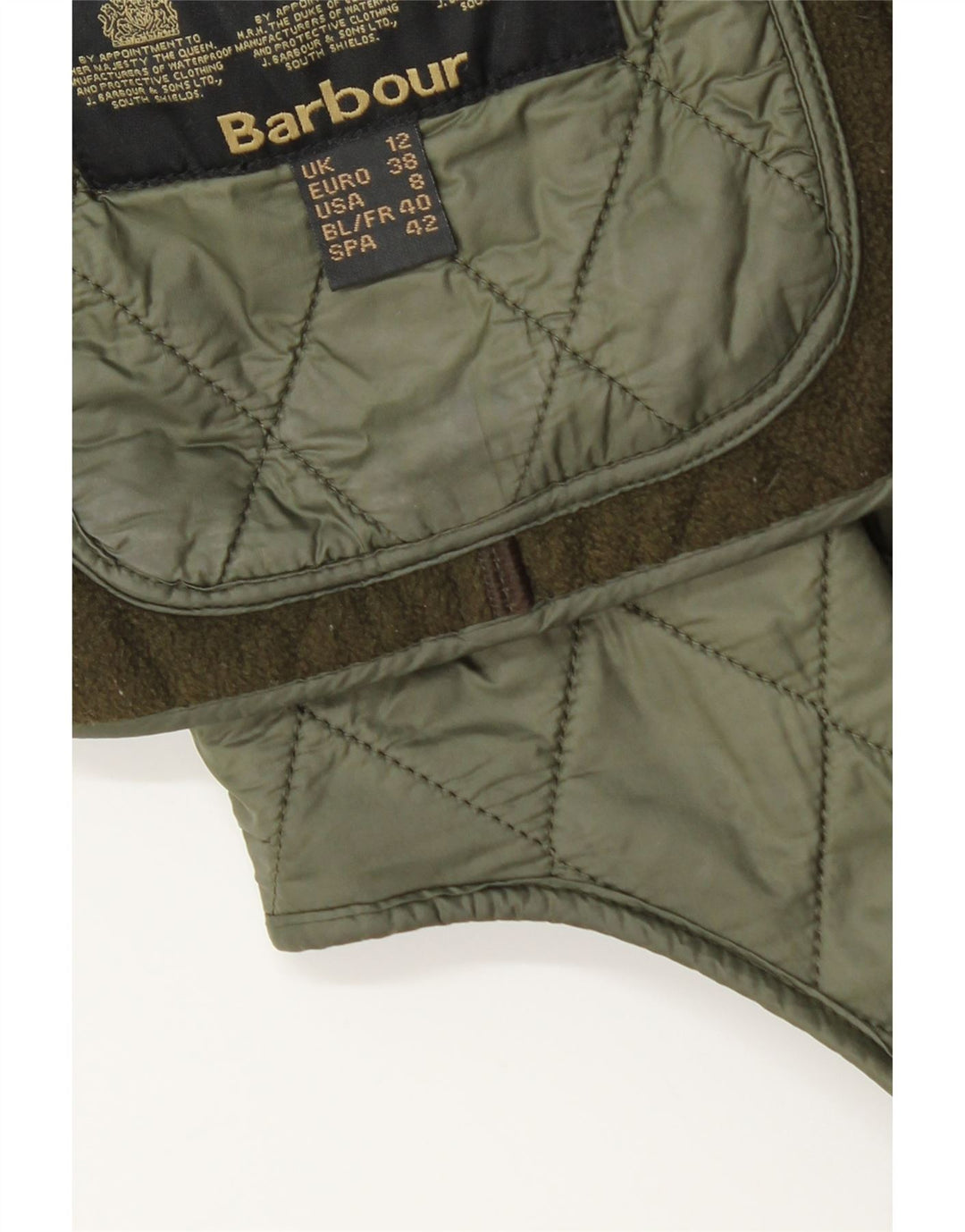BARBOUR Γυναικείο καπιτονέ Gilet UK 12 Medium Khaki Polyamide