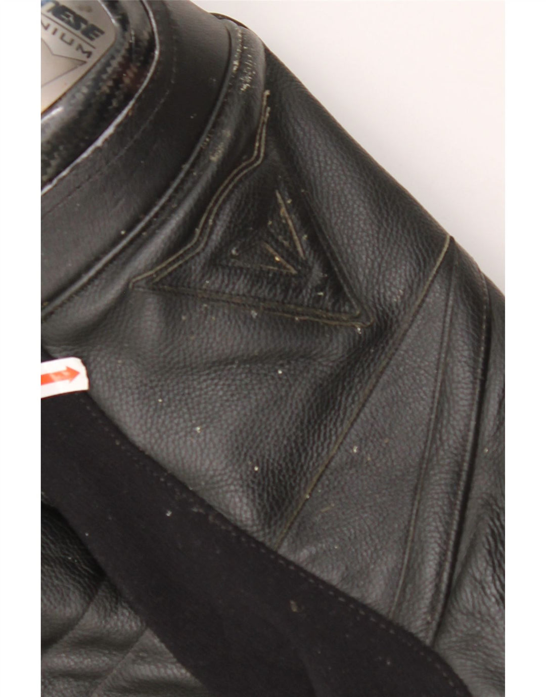 DAINESE Ανδρικό γραφικό δερμάτινο μπουφάν Racer IT 50 Large μαύρο δέρμα