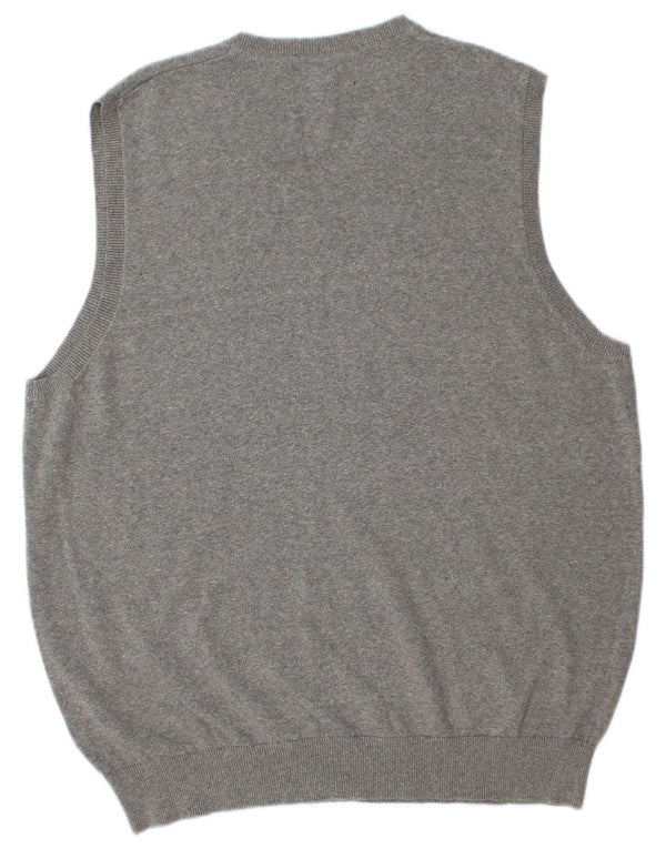 Marks & Spencer Ανδρικό γιλέκο Tank Top XL Γκρι βαμβακερό