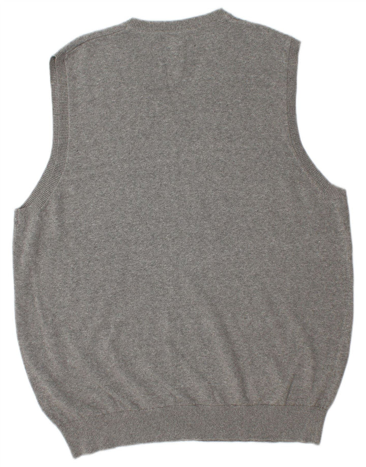 Marks & Spencer Ανδρικό γιλέκο Tank Top XL Γκρι βαμβακερό