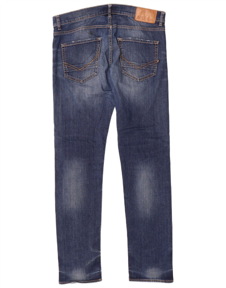 Rifle Ανδρικό Slim Jeans W36 L34 Μπλε Βαμβακερό