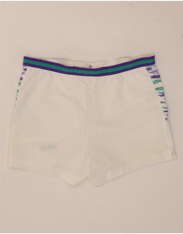 Fila Ανδρικό σορτς casual IT 48 Medium W32 Λευκό ριγέ πολυεστέρα