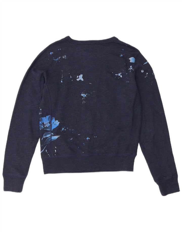 POLO RALPH LAUREN Γυναικεία φούτερ Jumper UK 10 Small Navy Blue Floral