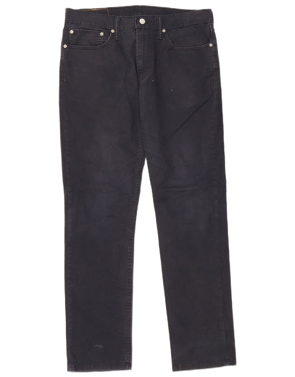 Levi's Mens 511 Slim Casual Παντελόνι W34 L32 Navy Blue Cotton