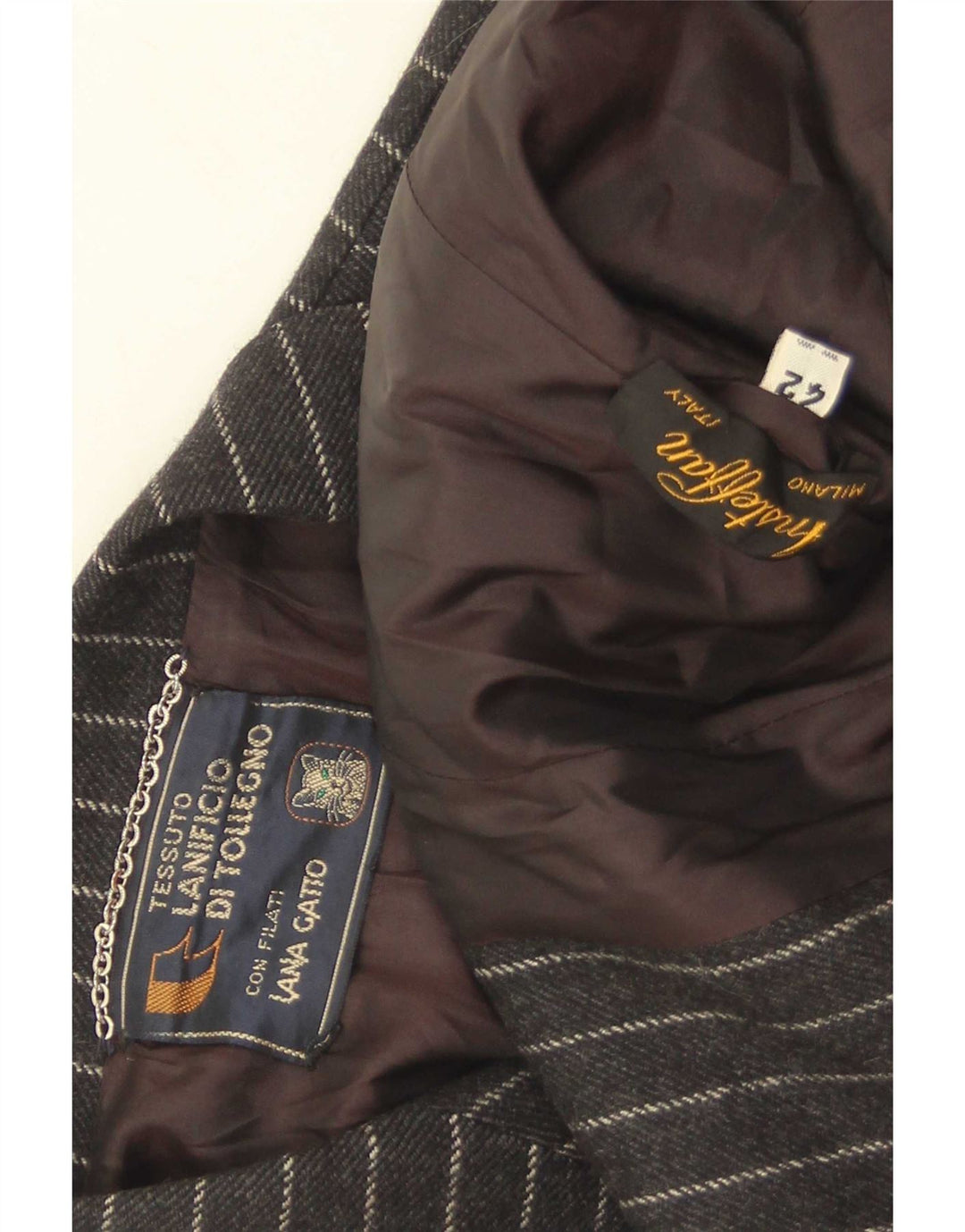 Vintage Γυναικείο Μπουφάν Blazer IT 42 Μαλλί μεσαίου μαύρου