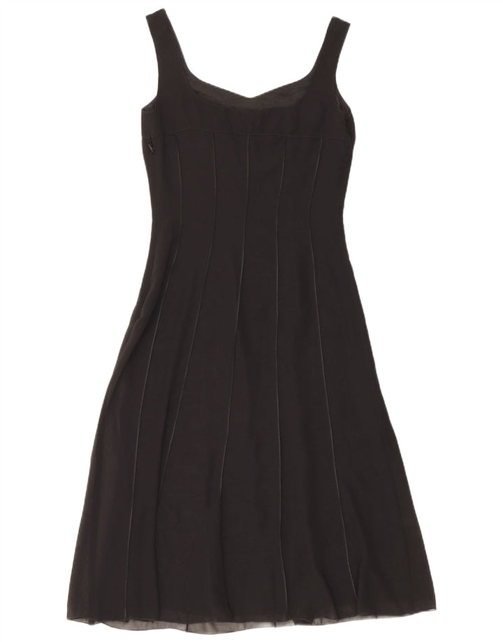 Dream Γυναικείο βραδινό αμάνικο φόρεμα A-Line UK 8 Small Black Polyester