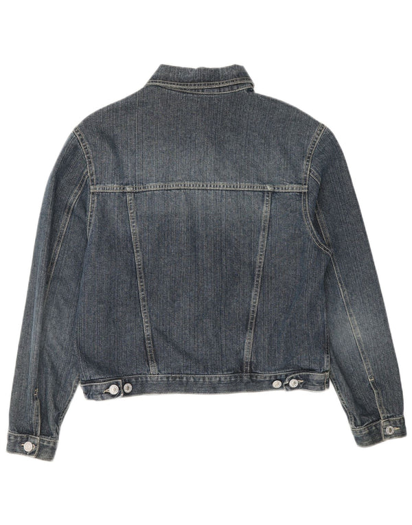 BENETTON Womens Denim Jacket UK 18 XL Blue Cotton