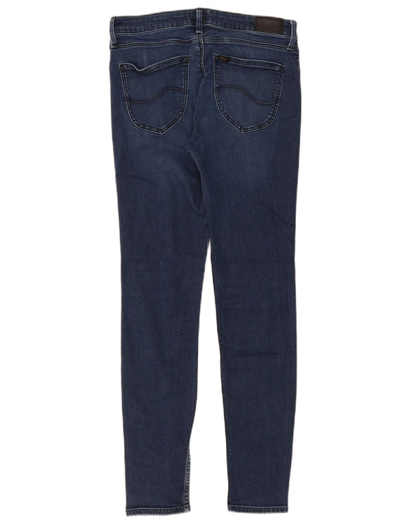 Lee Womens Scarlett Skinny Jeans W30 L29 Navy Blue Cotton