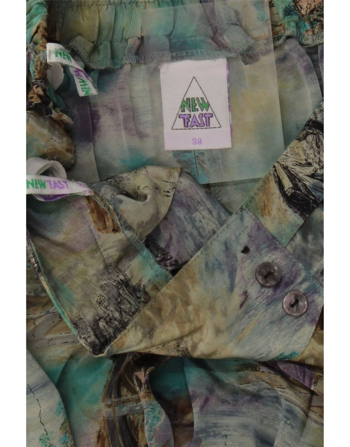 ΝΕΑ FAST Γυναικεία πλισέ φούστα EU 38 Medium W30 Πολύχρωμο Colourblock