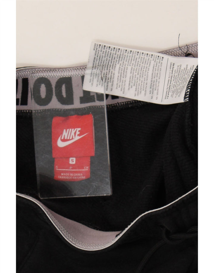 Ανδρική φόρμα Nike Παντελόνι Joggers Μικρό μαύρο βαμβακερό