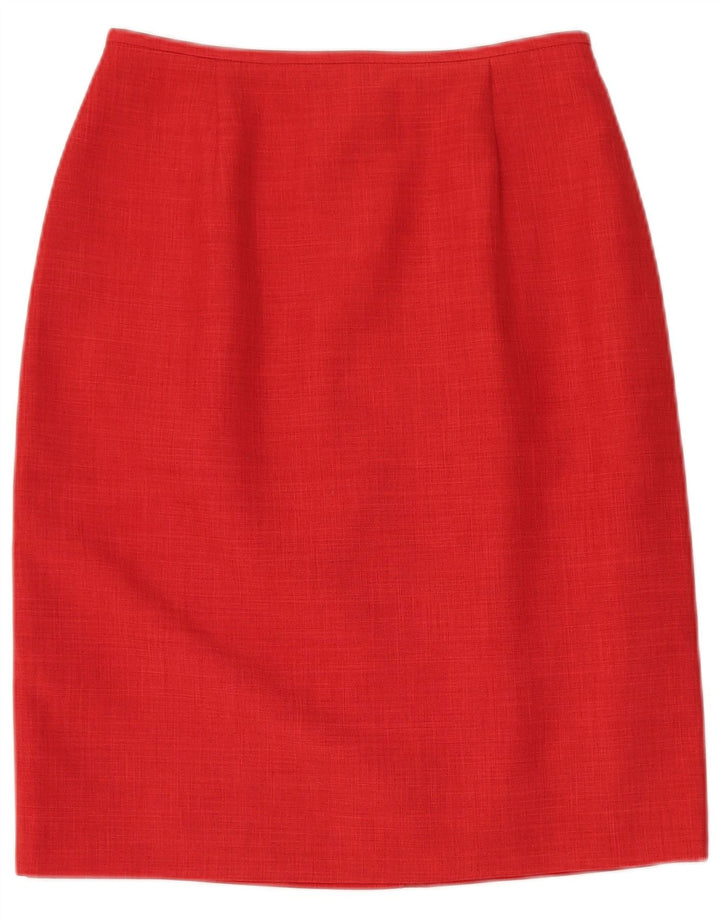 ST. BERNARD Γυναικεία Pencil Φούστα UK 14 Medium W28 Red Polyester