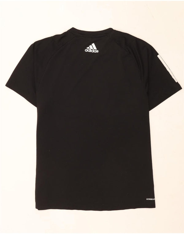 Ανδρικό γραφικό T-Shirt Adidas Aeroready Top Large Μαύρο Πολυεστέρας
