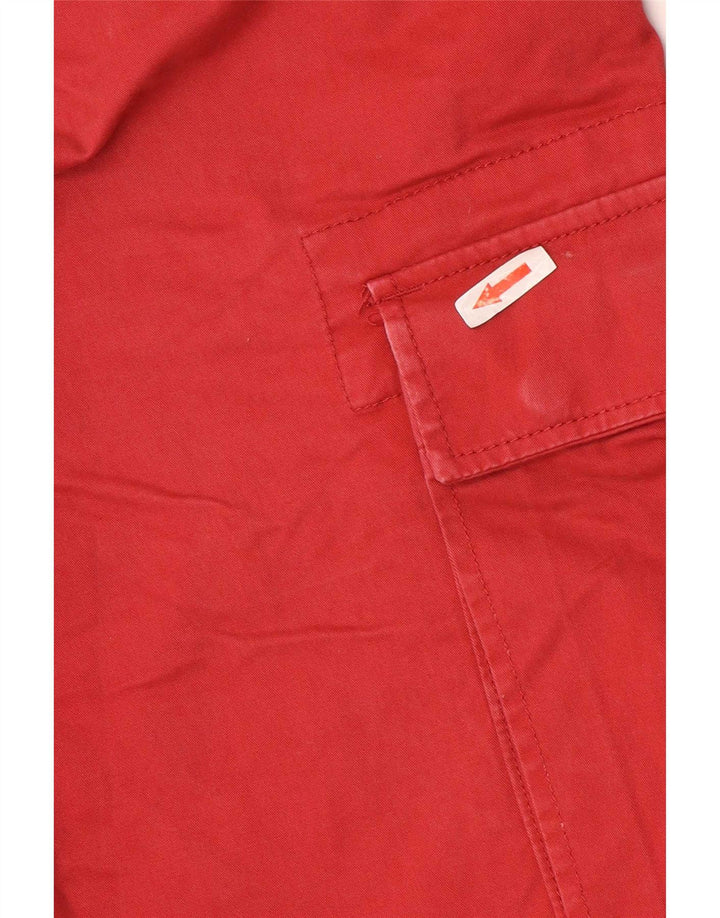 Ανδρικό σορτς Cargo Timberland Relaxed Fit W31 Μεσαίο κόκκινο βαμβακερό