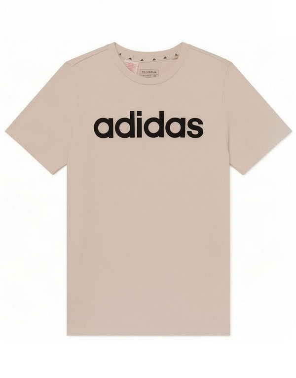 Γραφικό T-Shirt Adidas Boys Top 13-14 ετών Λευκό βαμβακερό