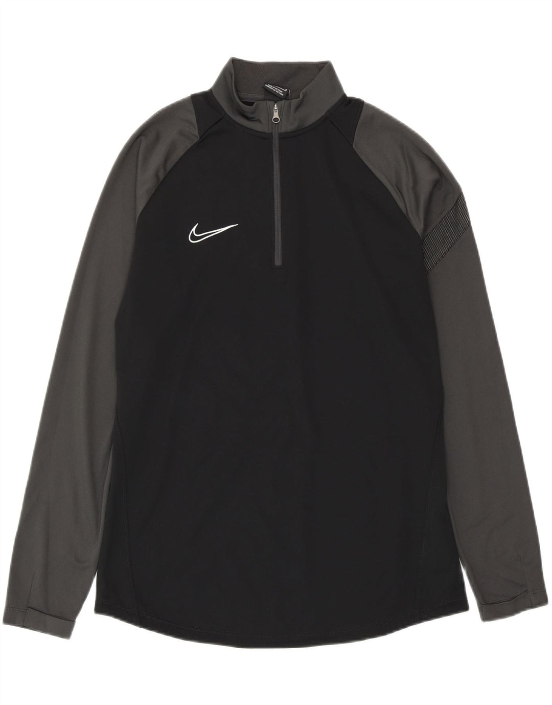 Ανδρική φόρμα NIKE Dri Fit με φερμουάρ πουλόβερ στο επάνω μέρος, μεσαίο μαύρο χρώμα