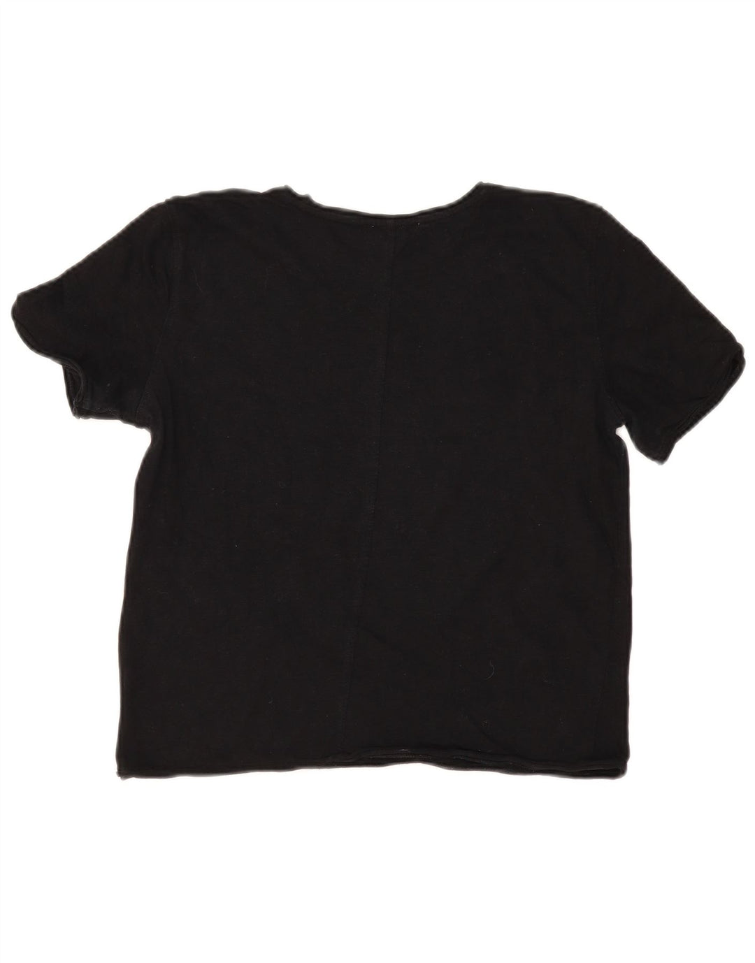Zara Γυναικείο T-Shirt Top UK 12 Medium Black