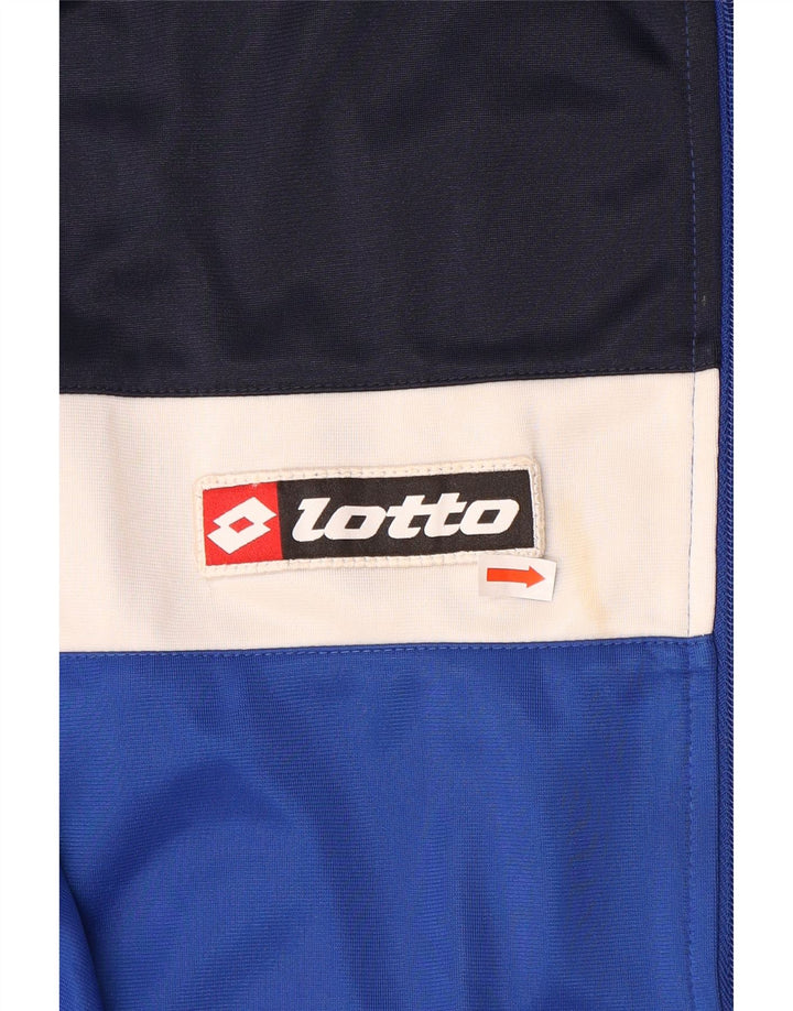 Ανδρική φόρμα Lotto Top Jacket XL Blue Colourblock Polyester