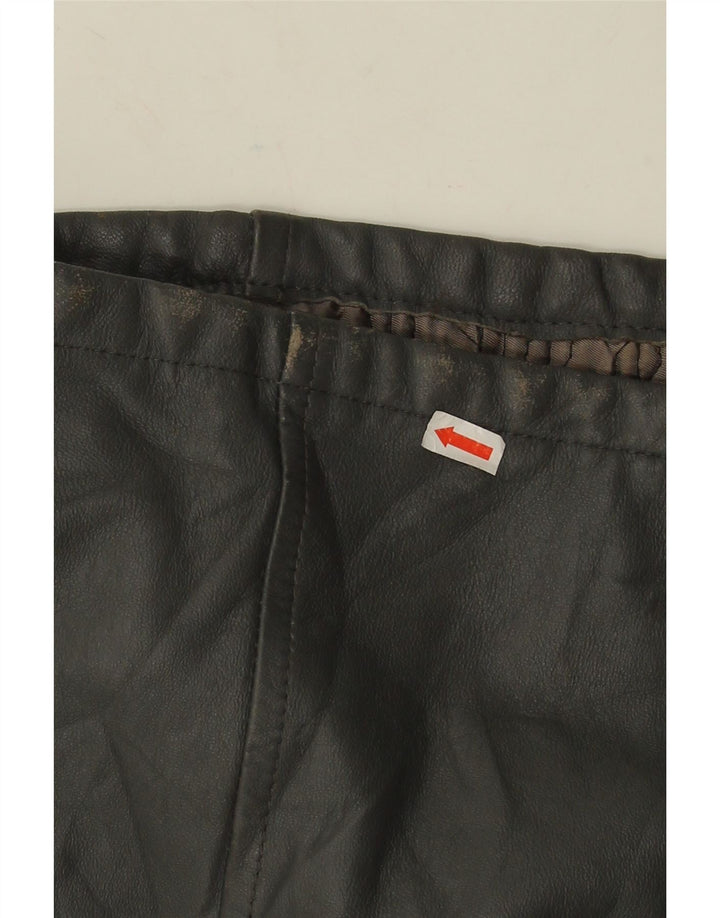 Anfor Γυναικείο Δερμάτινο Παλτό IT 46 Large Grey