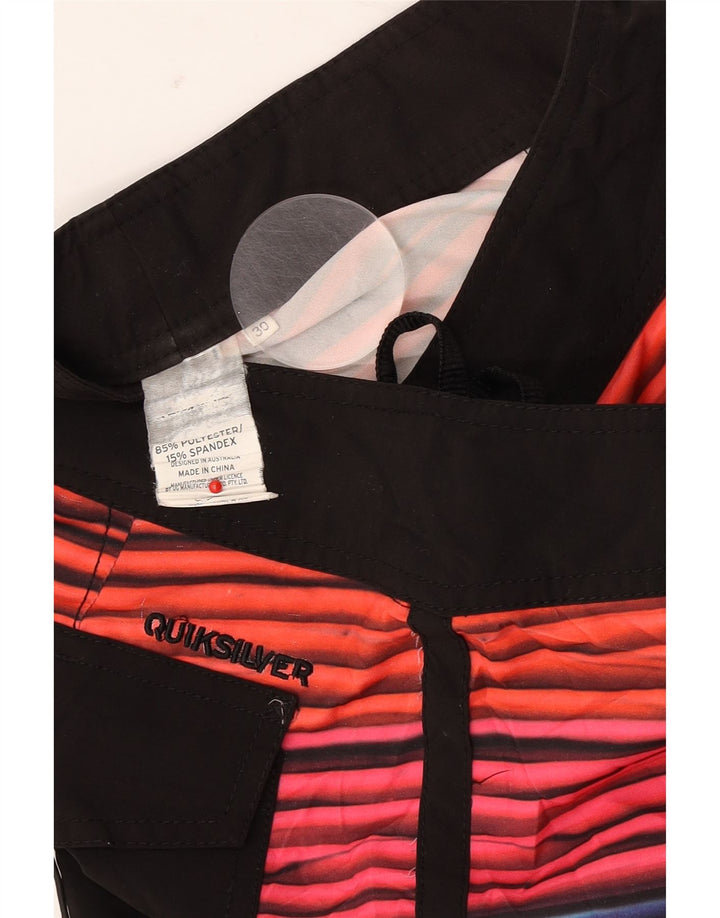 Ανδρικό σορτς κολύμβησης Quiksilver μεσαίο πολύχρωμο ριγέ πολυεστέρα