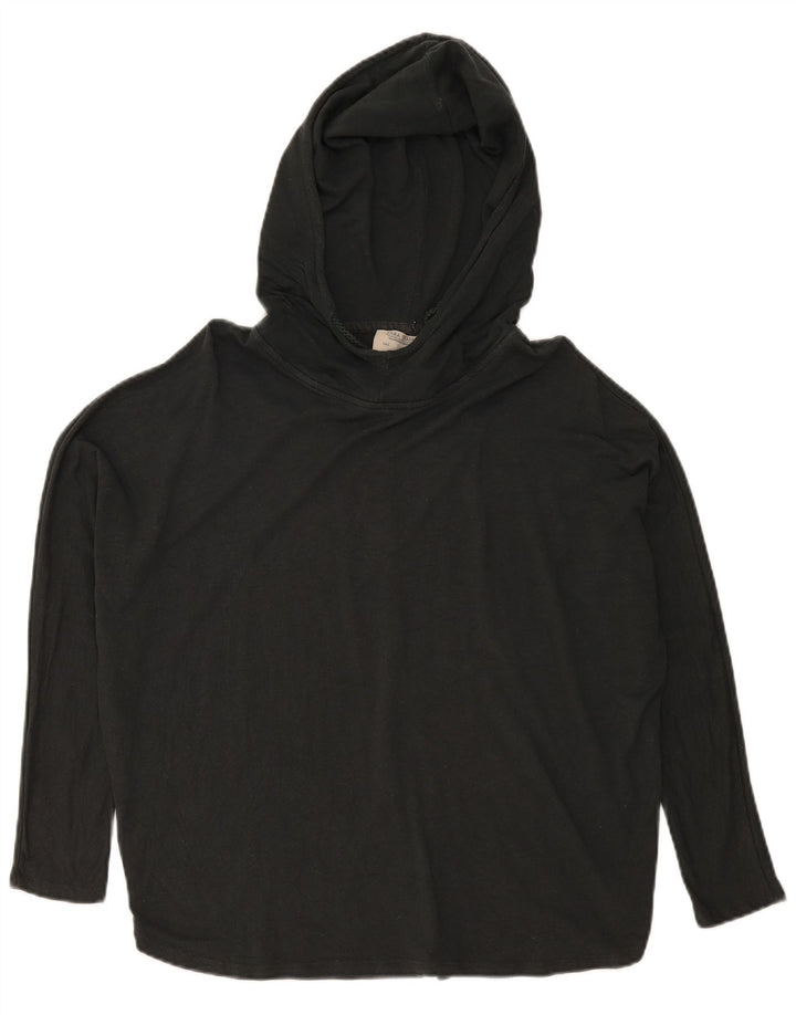 Zara Γυναικεία κουκούλα Oversized μακρυμάνικο UK 10 Small Black