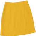 Vintage γυναικεία φούστα A-Line IT 42 Medium W28 Yellow Polyamide