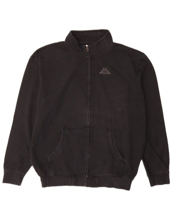 Ανδρική φόρμα Kappa Top Jacket 2XL Μαύρο Βαμβακερό
