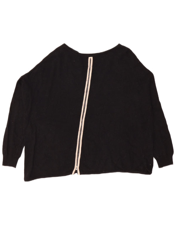 Γυναικείο πουλόβερ MINT VELVET Abstract Pattern Boat Neck Jumper UK 10 Small Bl