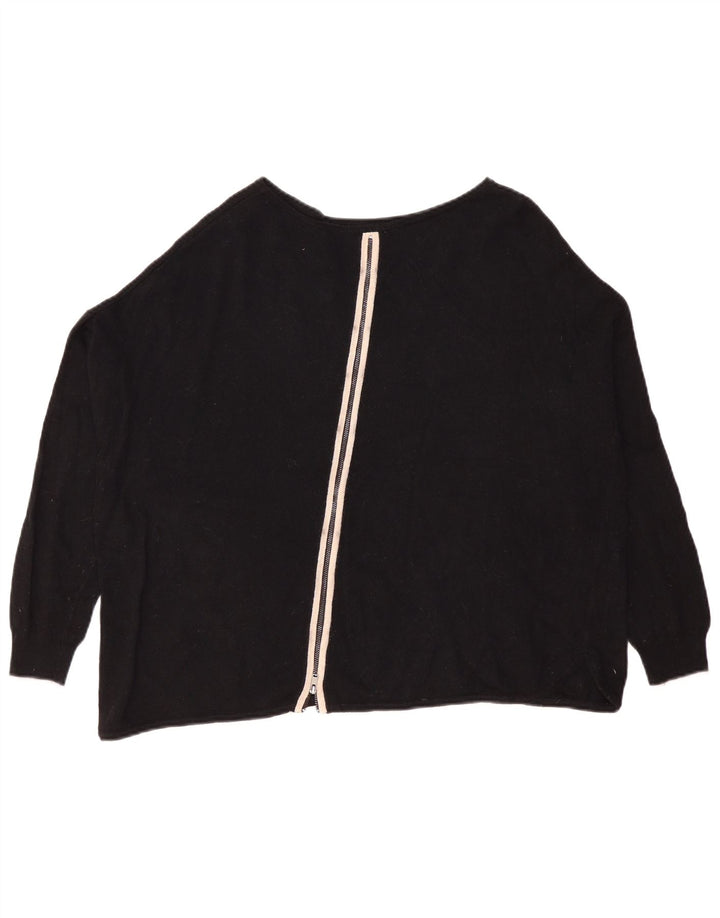 Γυναικείο πουλόβερ MINT VELVET Abstract Pattern Boat Neck Jumper UK 10 Small Bl