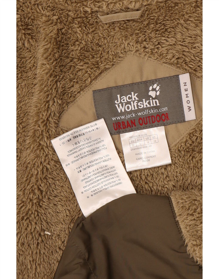 Jack Wolfskin Γυναικείο Μπουφάν με κουκούλα αντιανεμικό UK 12 Medium Beige