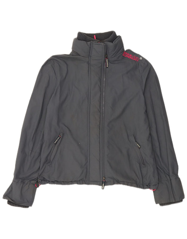 Superdry Γυναικείο Windcheater Rain Jacket UK 42 XL Grey Nylon