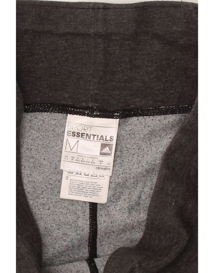 ADIDAS Womens Climalite Leggings UK 12/14 Medium  Grey Cotton Vintage Adidas and Second-Hand Adidas from Messina Hembry 