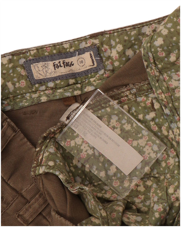FAT FACE Γυναικείο χαμηλόμεσο παντελόνι Chino UK 10 Small W32 L31 Brown