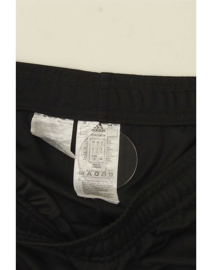 Ανδρική αθλητική φόρμα γραφικών Adidas Παντελόνι μεγάλο μαύρο πολυεστέρα