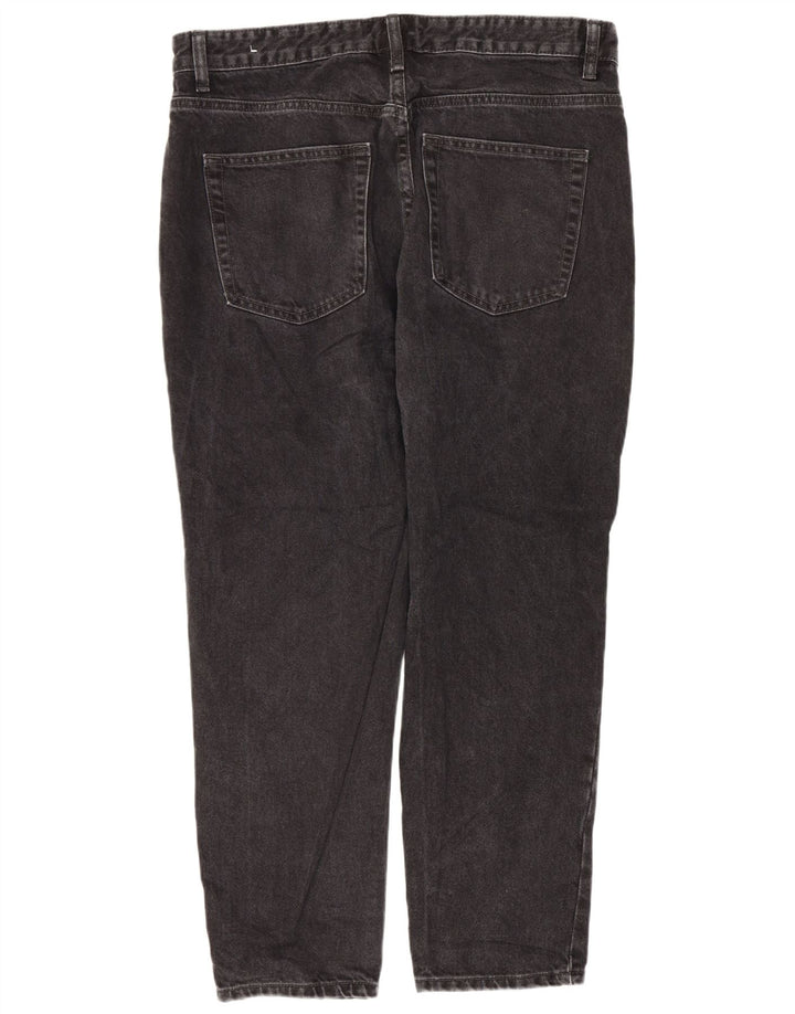 Zara Ανδρικό τζιν κωνικό W34 L26 μαύρο βαμβακερό