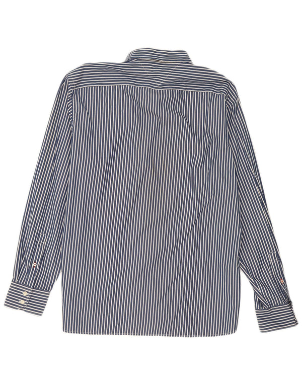 Tommy Hilfiger Ανδρικό πουκάμισο XL Navy Blue Pinstripe Cotton