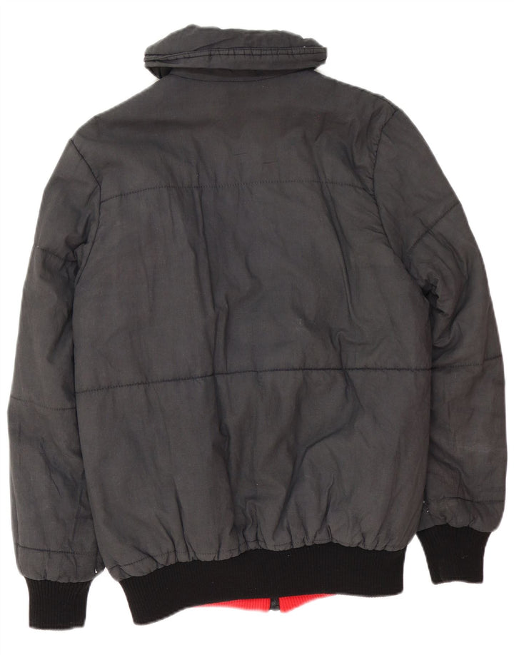 POP 84 Γυναικείο αναστρέψιμο μπουφάν IT 42 Medium Black Colourblock Polyester