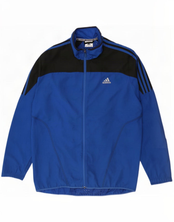 Ανδρική φόρμα Adidas Top Jacket Large Blue Colourblock Polyester