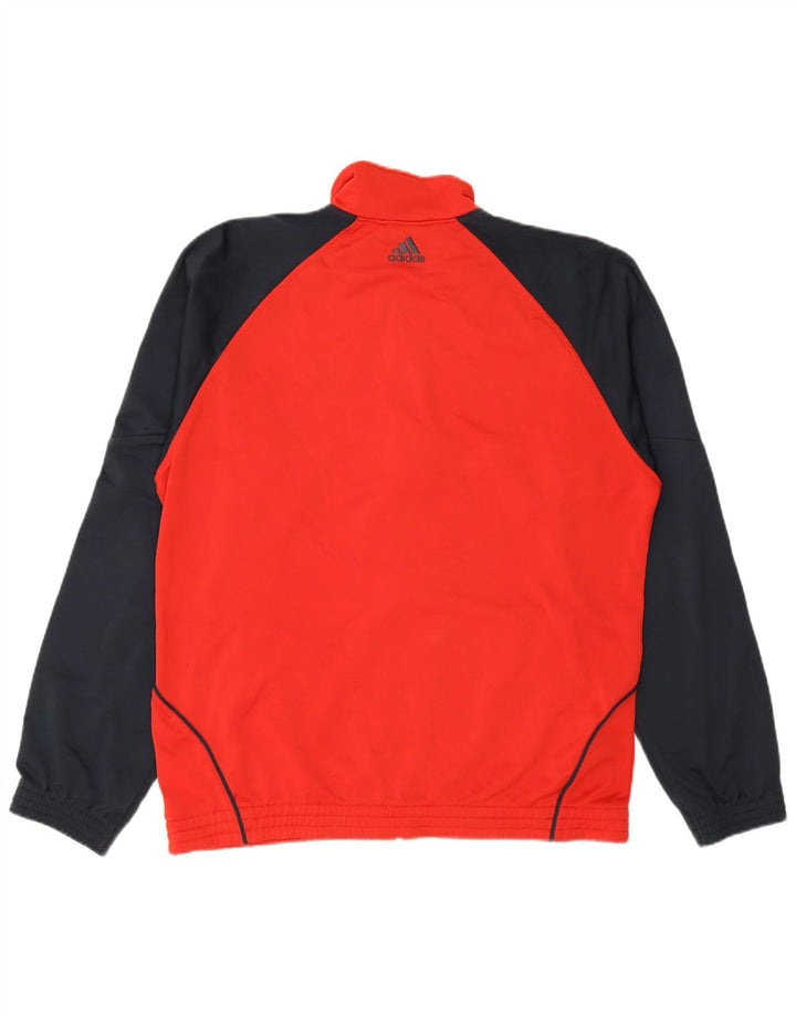 Ανδρική φόρμα Adidas Top Jacket UK 42/44 Μεγάλο κόκκινο χρώμα πολυεστέρα