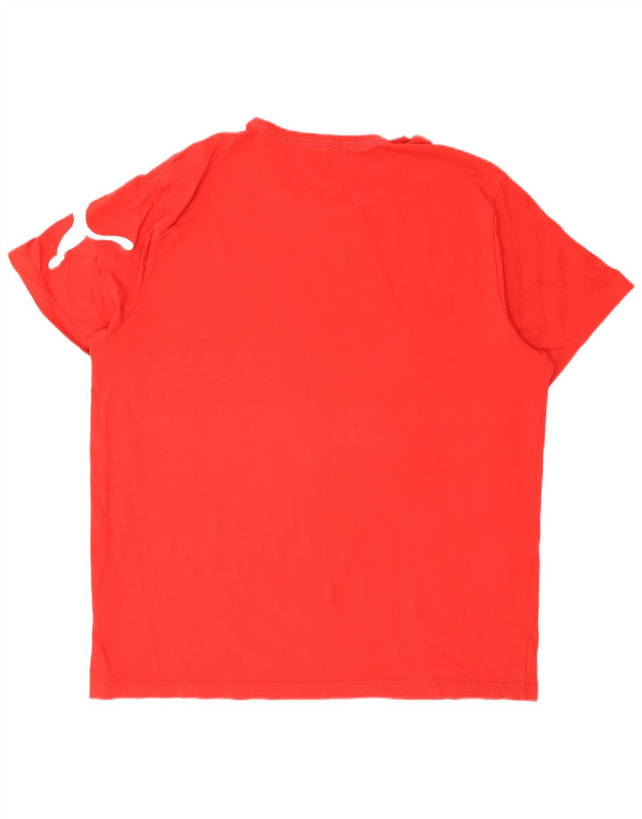 Ανδρικό γραφικό μπλουζάκι Puma Top XL Κόκκινο
