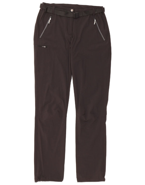 REGATTA Γυναικείο Slim Cargo Παντελόνι UK 10 Small W27 L31 Μαύρο Πολυαμίδιο