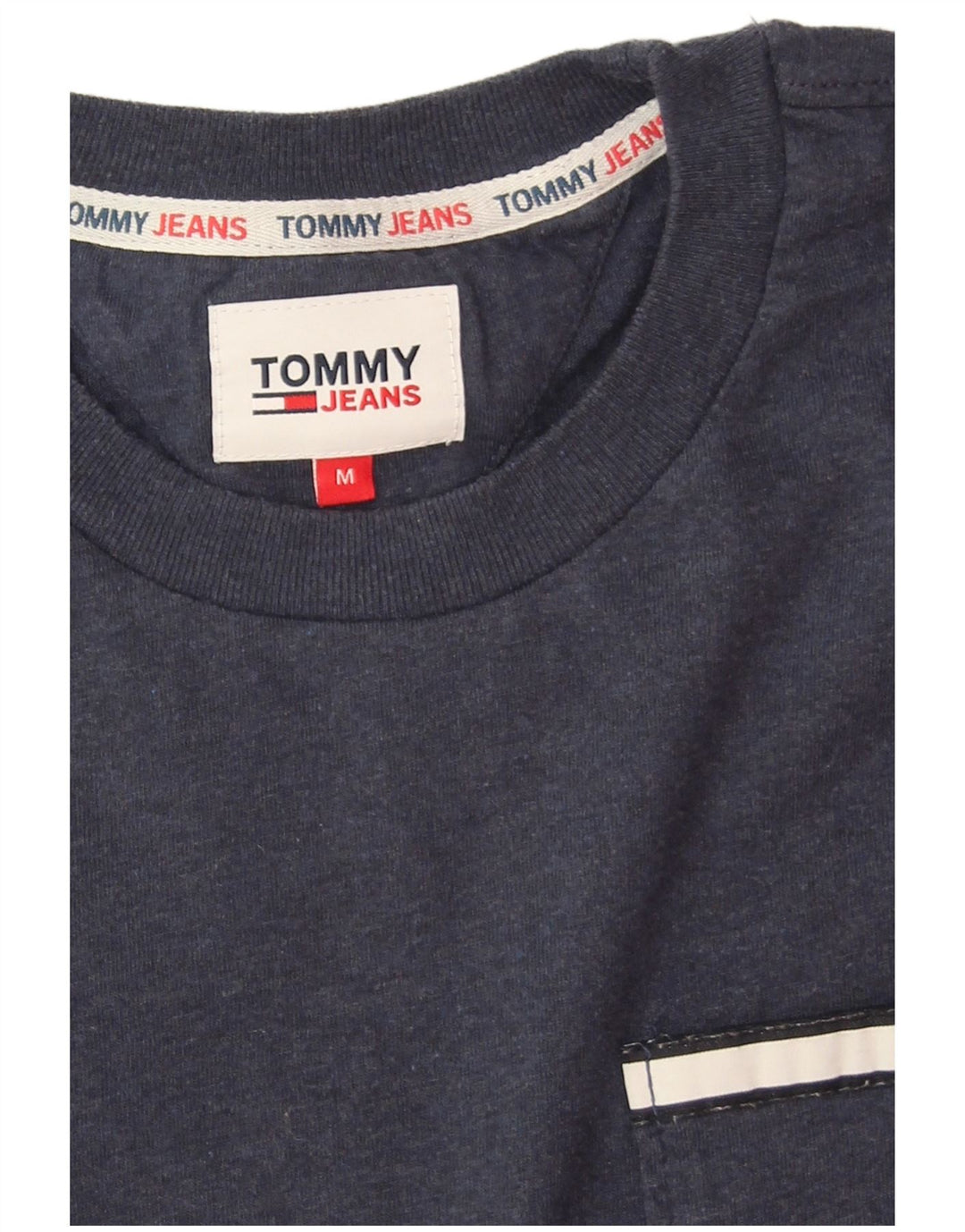 Ανδρικό T-Shirt Tommy Hilfiger Τοπ μεσαίου μπλε βαμβακερό