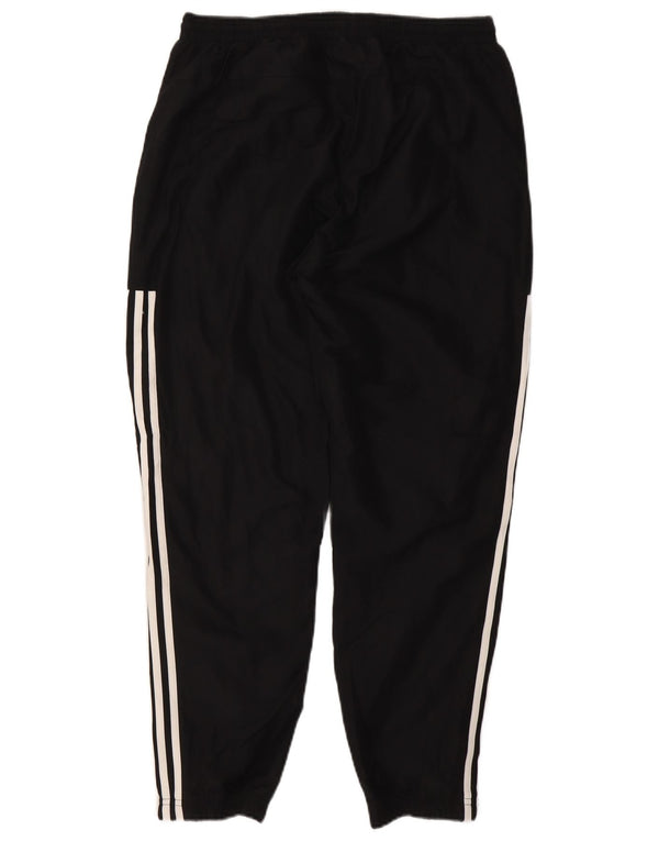 ADIDAS Mens Tracksuit Trousers Joggers Large  Black Polyester