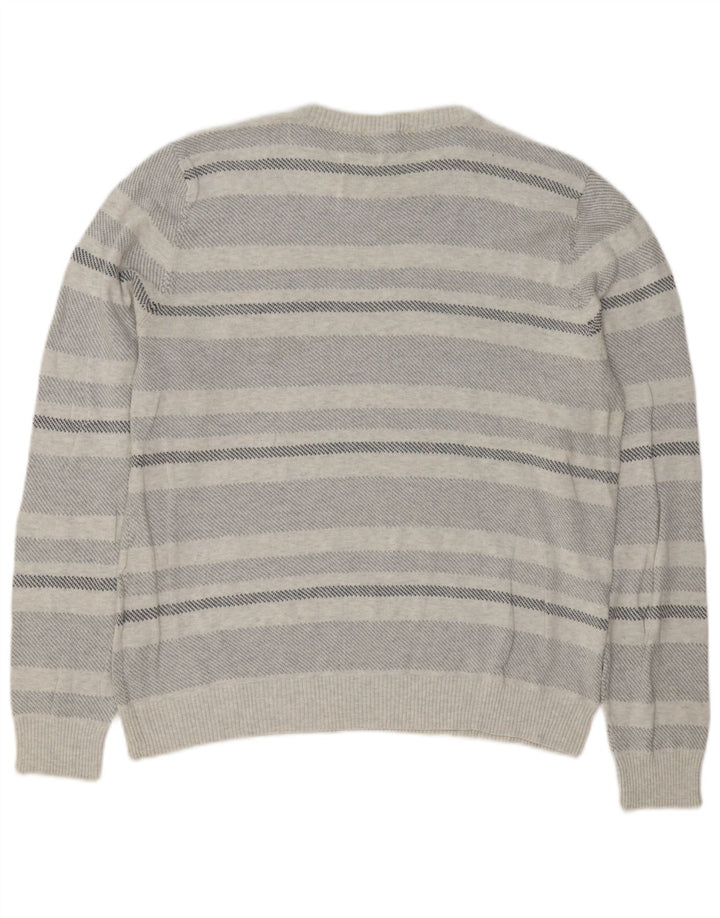 Ανδρικό πουλόβερ Marks & Spencer Blue Harbour Crew Neck Jumper Large Grey