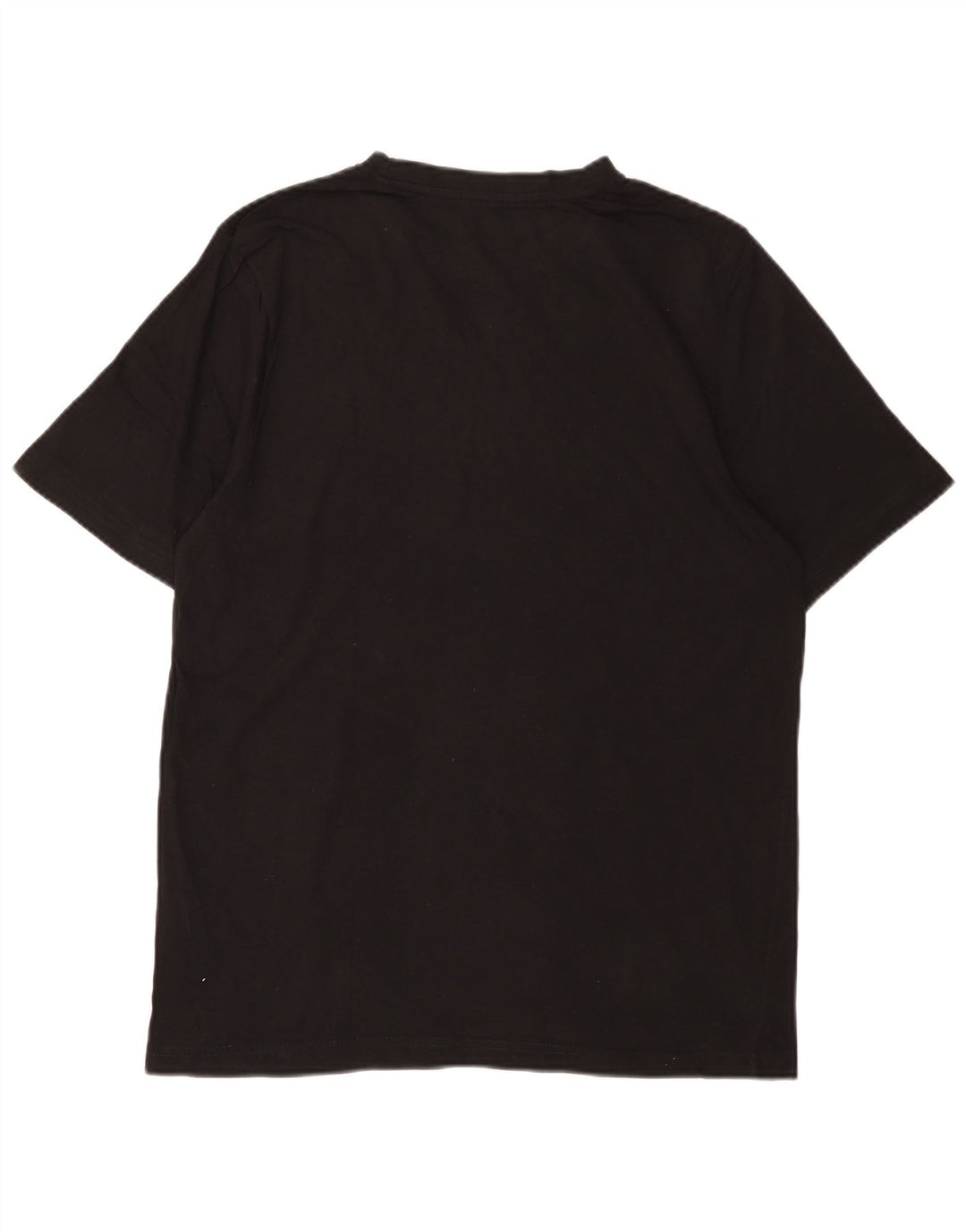 KAPPA Ανδρικό γραφικό T-Shirt Top μεγάλο μαύρο βαμβακερό