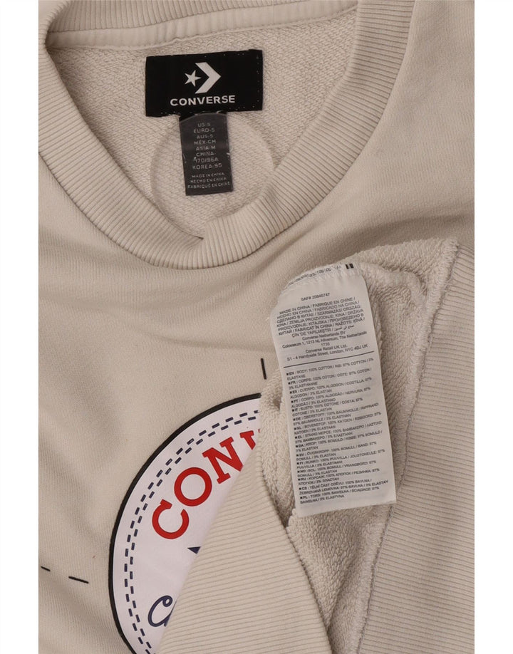 Ανδρική φούτερ Converse Chuck Taylor Graphic πουκάμισο μεσαίο μπεζ βαμβακερό