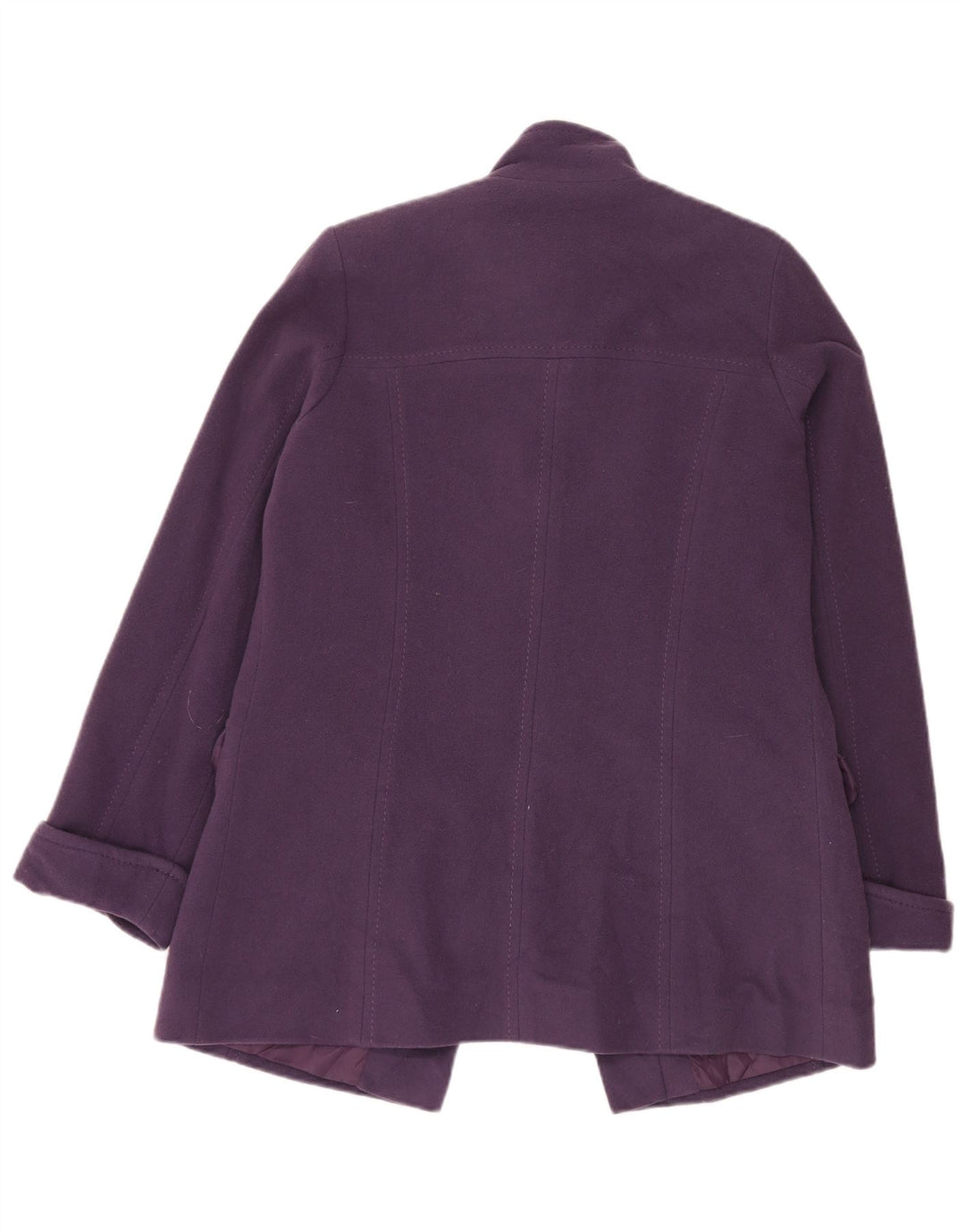 Marks & Spencer Γυναικείο Πανωφόρι UK 10 Small Purple New Wool