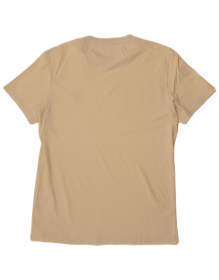 Ανδρικό T-Shirt Lyle & Scott Top Large Beige Βαμβακερό